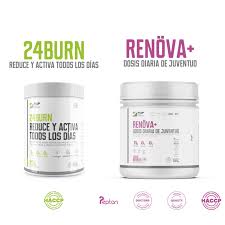 Pack Reductor de Apetito + Colágeno Hidrolizado | 24Burn + Renöva+ Energía, Piel y Control de Peso
